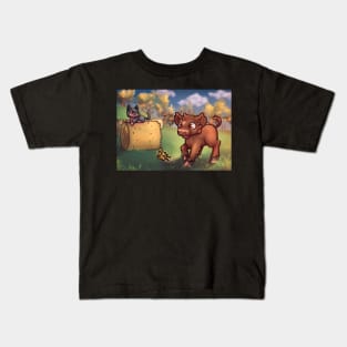 Fluffy cow Kids T-Shirt